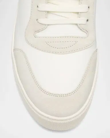 Burberry Men's Leather-Suede Check Sneakers | Thumbnail 6