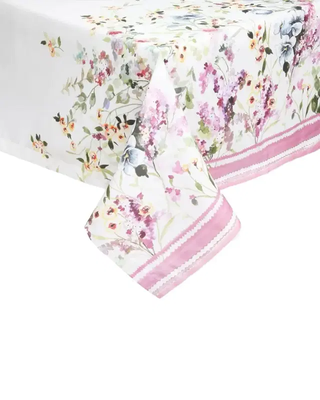 Mode Living Gardenia Tablecloth, 70" x 144"
