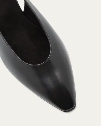 Loro Piana Rebecca Leather Slingback Pumps | Thumbnail 5