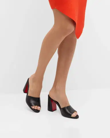 Christian Louboutin 85mm Jane Leather Mule Sandals | Thumbnail 9