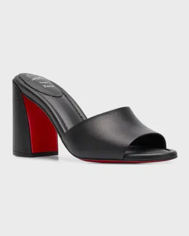 Christian Louboutin 85mm Jane Leather Mule Sandals | Thumbnail 10