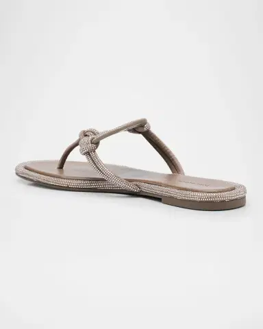 Tory Burch Miller Pave Leather Logo Sandals | Thumbnail 3