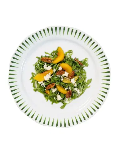Juliska Sitio Stripe Basil Dessert/Salad Plate | Thumbnail 1