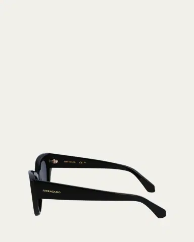 Ferragamo Classic Logo Acetate Cat-Eye Sunglasses | Thumbnail 3 Ferragamo Classic Logo Acetate Cat-Eye Sunglasses | Thumbnail 3