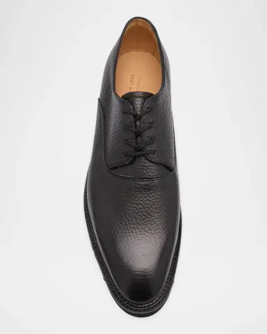 John Lobb Men's Zennor Grained Leather Derby Shoes | Thumbnail 4 John Lobb Men's Zennor Grained Leather Derby Shoes | Thumbnail 4