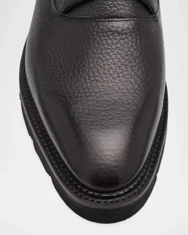 John Lobb Men's Zennor Grained Leather Derby Shoes | Thumbnail 5 John Lobb Men's Zennor Grained Leather Derby Shoes | Thumbnail 5