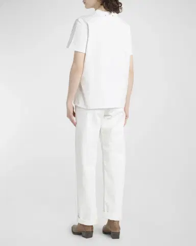 Golden Goose Golden Distressed Short-Sleeve T-Shirt | Thumbnail 6 Golden Goose Golden Distressed Short-Sleeve T-Shirt | Thumbnail 6