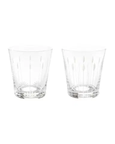 Lalique Lotus Blossoms and Buds Tumblers, Set of 2 | Thumbnail 1 Lalique Lotus Blossoms and Buds Tumblers, Set of 2 | Thumbnail 1