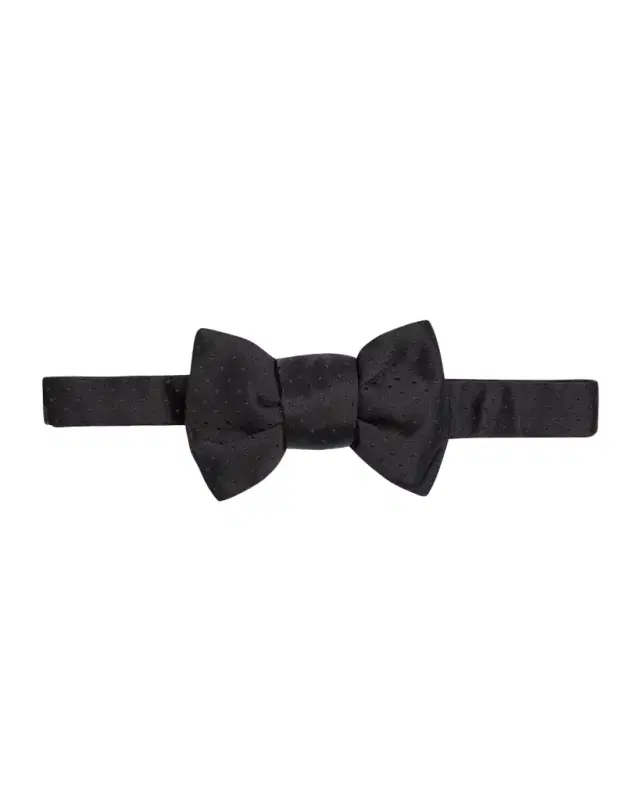 Men 's Satin Tonal Pattern Bow Tie