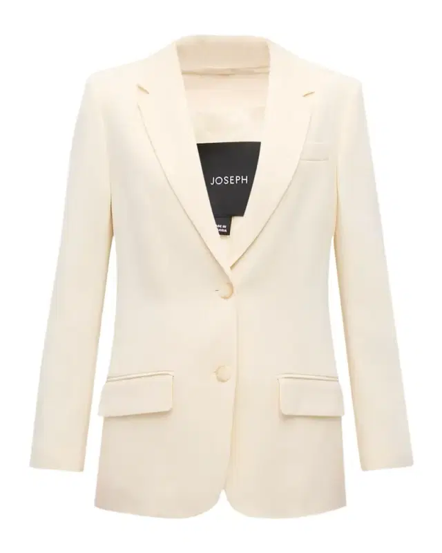 Joseph Jackie Single-Breasted Cady Jacket