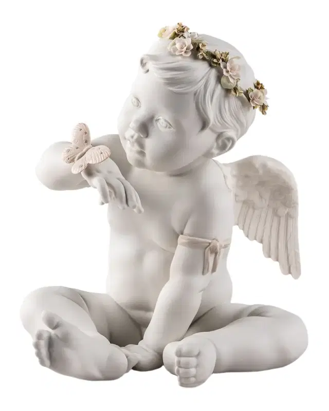 Lladro Limited Edition Magic of Nature Angel Sculpture