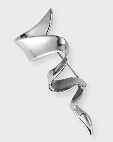 Ben-Amun Imitation Rhodium Electroplated Pin | Thumbnail 3