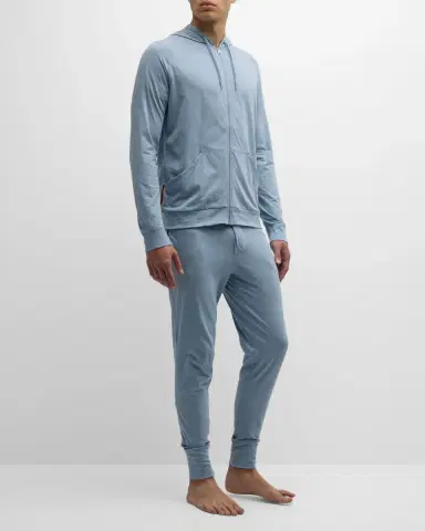 Paul Smith Men's Cotton Jersey Hoodie | Thumbnail 2 Paul Smith Men's Cotton Jersey Hoodie | Thumbnail 2