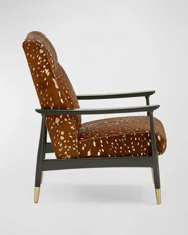 Massoud Elisabeth Hair Hide Accent Chair | Thumbnail 2 Massoud Elisabeth Hair Hide Accent Chair | Thumbnail 2