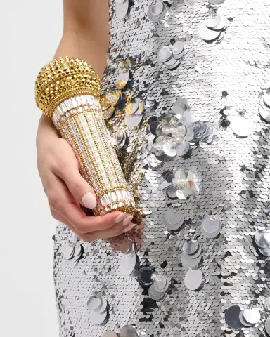 Judith Leiber Couture Diva Microphone Crystal Clutch Bag | Thumbnail 4 Judith Leiber Couture Diva Microphone Crystal Clutch Bag | Thumbnail 4