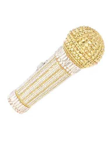 Judith Leiber Couture Diva Microphone Crystal Clutch Bag | Thumbnail 1 Judith Leiber Couture Diva Microphone Crystal Clutch Bag | Thumbnail 1