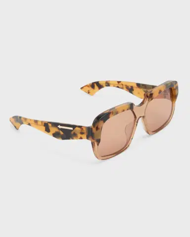 Karen Walker Beveled Two-Tone Acetate Square Sunglasses | Thumbnail 3 Karen Walker Beveled Two-Tone Acetate Square Sunglasses | Thumbnail 3