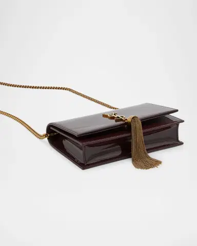Saint Laurent Kate Small Tassel YSL Wallet on Chain in Patent Leather | Thumbnail 5 Saint Laurent Kate Small Tassel YSL Wallet on Chain in Patent Leather | Thumbnail 5
