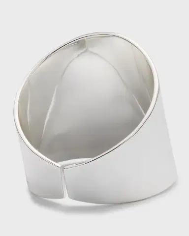 NEST Jewelry Adjustable Silver Hammered Ring | Thumbnail 4