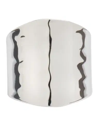 NEST Jewelry Adjustable Silver Hammered Ring | Thumbnail 1