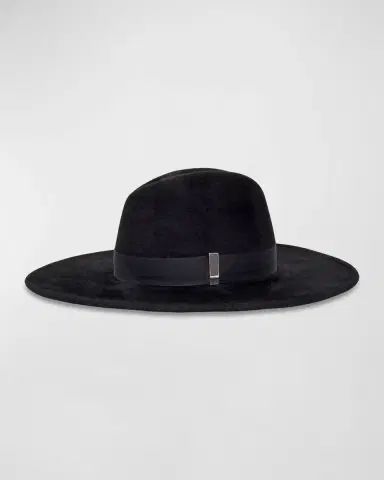 Gigi Burris Jeanne Black Felt Fedora | Thumbnail 2