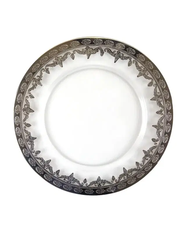 Arte Italica Vetro Platinum Charger