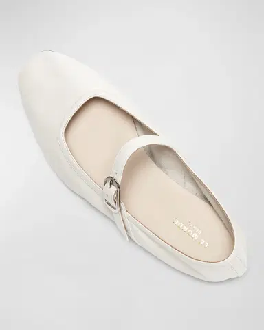 Le Monde Béryl Leather Mary Jane Ballerina Flats | Thumbnail 2