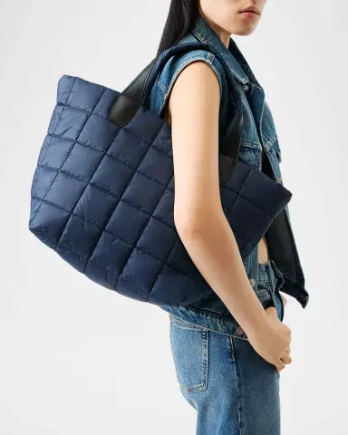 Vee Collective Porter Medium Quilted Tote Bag | Thumbnail 4 Vee Collective Porter Medium Quilted Tote Bag | Thumbnail 4