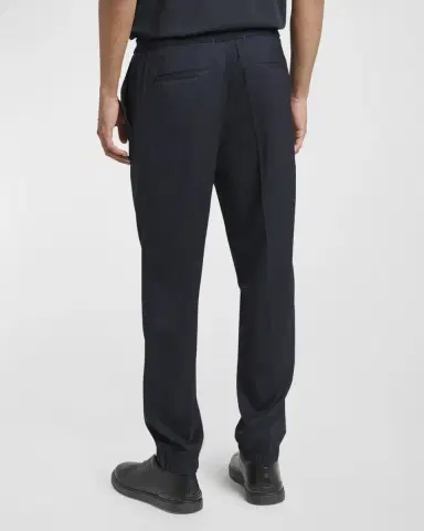 Zegna Men's Drawstring Trousers | Thumbnail 3 Zegna Men's Drawstring Trousers | Thumbnail 3