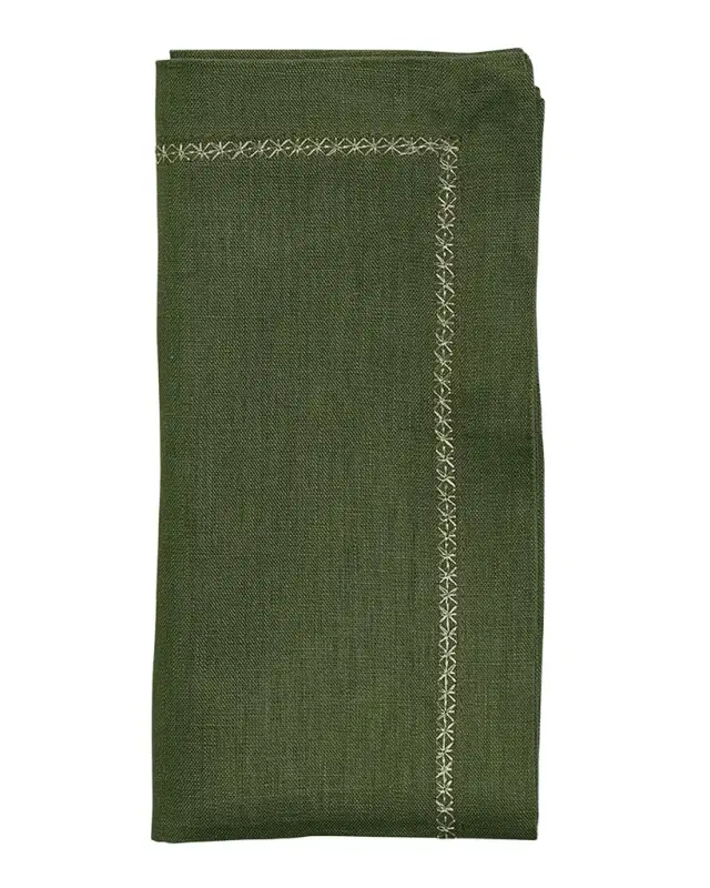 Kim Seybert Napkin Classic, Olive