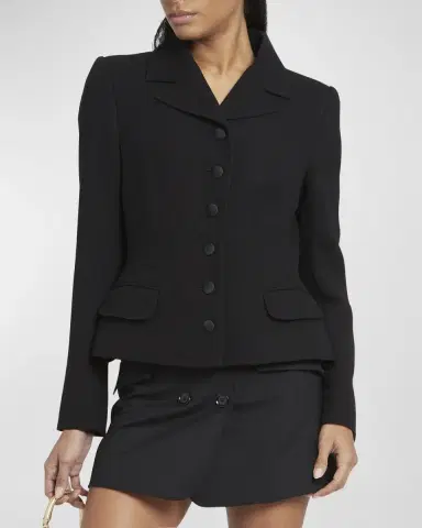 Dolce & Gabbana Wool Single-Breasted Jacket | Thumbnail 2
