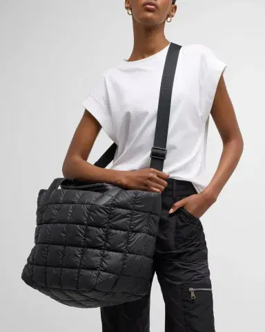 Vee Collective Porter Medium Quilted Tote Bag | Thumbnail 2