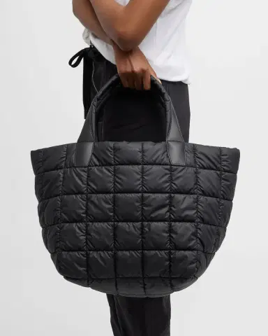 Vee Collective Porter Medium Quilted Tote Bag | Thumbnail 4
