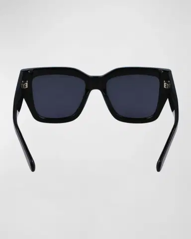 Ferragamo Logo Acetate Square Sunglasses | Thumbnail 4 Ferragamo Logo Acetate Square Sunglasses | Thumbnail 4
