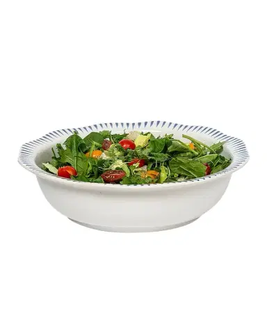Juliska Sitio Stripe Delft Blue Serving Bowl | Thumbnail 1 Juliska Sitio Stripe Delft Blue Serving Bowl | Thumbnail 1