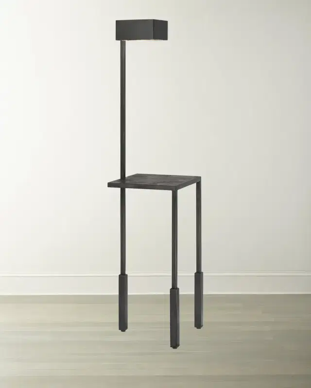 Nimes Tray Table Floor Lamp by Kelly Wearstler