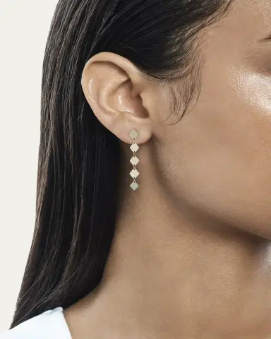Lana Linear Laser Kite Chain Earrings | Thumbnail 2