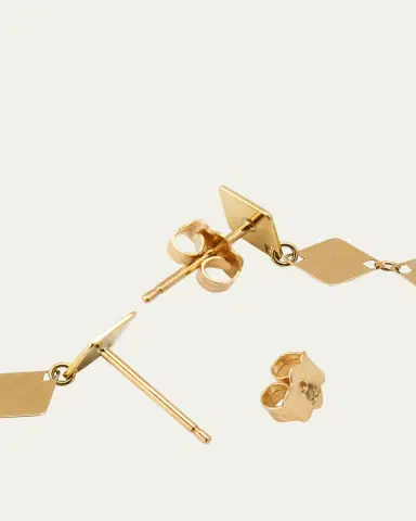 Lana Linear Laser Kite Chain Earrings | Thumbnail 4