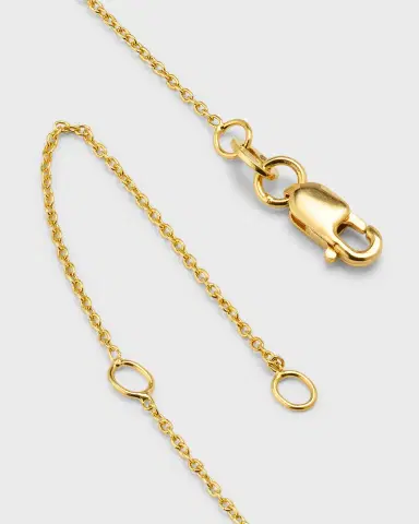Roberto Coin 18K Yellow Gold Diamond Skull Necklace | Thumbnail 4 Roberto Coin 18K Yellow Gold Diamond Skull Necklace | Thumbnail 4