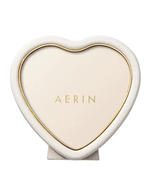 AERIN Piero Heart Faux Shagreen Photo Frame, 6"