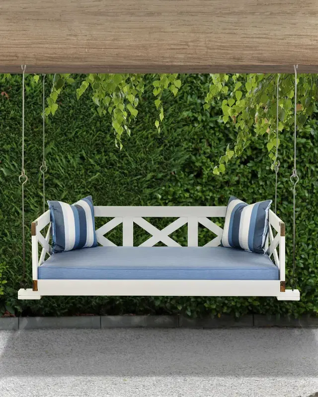 Low Country Originals Swinging Day Bed with X Design