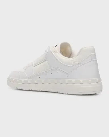 Valentino Garavani Men's Freedots Leather Low-Top Sneakers | Thumbnail 4