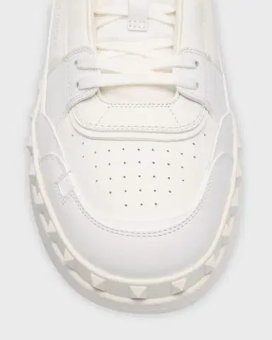 Valentino Garavani Men's Freedots Leather Low-Top Sneakers | Thumbnail 7