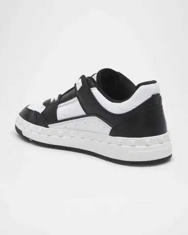 Valentino Garavani Men's Freedots Leather Low-Top Sneakers | Thumbnail 10