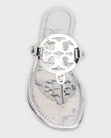 Tory Burch Miller Metallic Logo Thong Sandals | Thumbnail 5 Tory Burch Miller Metallic Logo Thong Sandals | Thumbnail 5