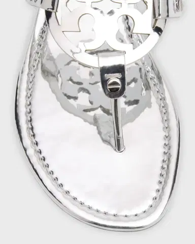 Tory Burch Miller Metallic Logo Thong Sandals | Thumbnail 6 Tory Burch Miller Metallic Logo Thong Sandals | Thumbnail 6