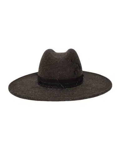 Gigi Burris Norma Wool-Silk Fedora With Feathers | Thumbnail 1
