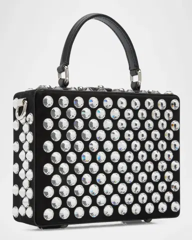 Dolce & Gabbana Crystal Box Leather Top-Handle Bag | Thumbnail 7 Dolce & Gabbana Crystal Box Leather Top-Handle Bag | Thumbnail 7