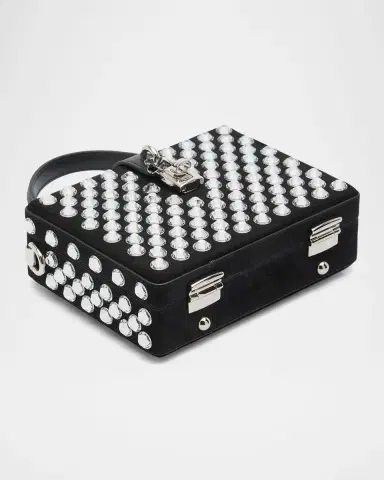 Dolce & Gabbana Crystal Box Leather Top-Handle Bag | Thumbnail 8 Dolce & Gabbana Crystal Box Leather Top-Handle Bag | Thumbnail 8