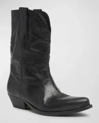 Golden Goose Wish Star Leather Cowboy Boots | Thumbnail 3 Golden Goose Wish Star Leather Cowboy Boots | Thumbnail 3